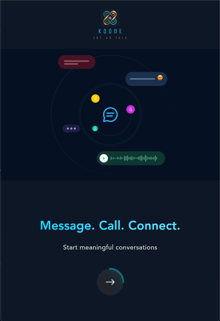 TellZee app screen: Connect with the right people